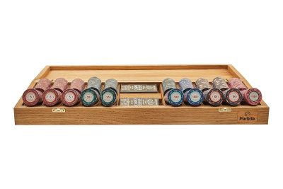 Набор для покера Casino Royale на 500 фишек в дубовом кейсе, Partida