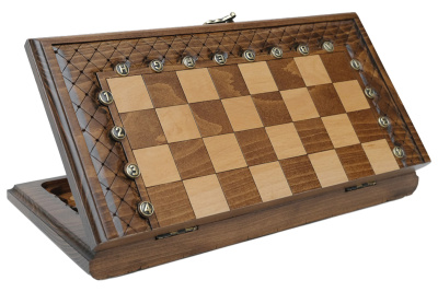 картинка Шахматы + нарды резные "Эндшпиль 1" 40, Simonyan от магазина Gamesdealer.ru