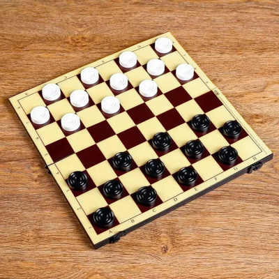 картинка Шашки "Владимирские" (Россия, пластик, 30х15х3 см) от магазина Gamesdealer.ru