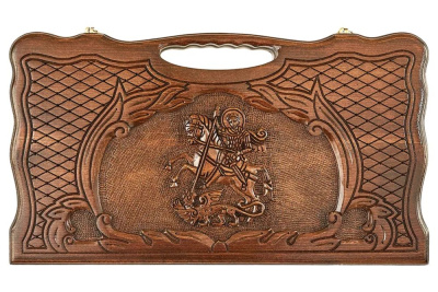 Нарды резные "Георгий Победоносец", 50 ,Haleyan