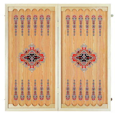 картинка Шахматы + нарды + шашки "Сирия Львы" большие от магазина Gamesdealer.ru