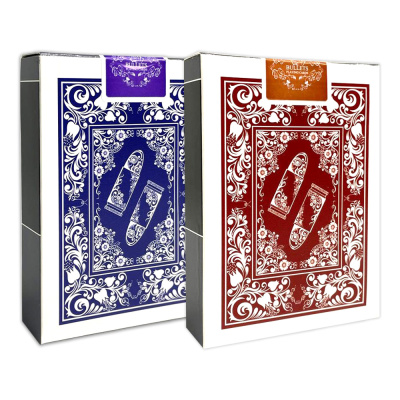 Комплект из двух колод карт "Bullets" 100% пластик