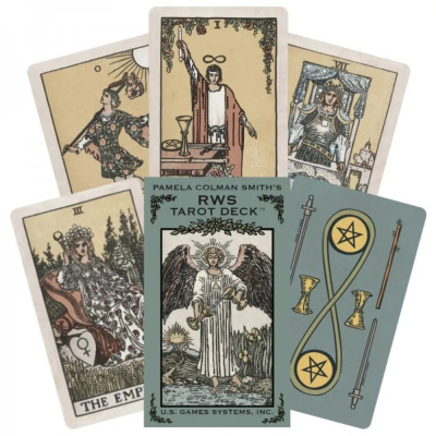 картинка Карты Таро "Pamela Colman Smith's RWS Tarot Deck" US Games / Таро Памелы Колман Смит от магазина Gamesdealer.ru