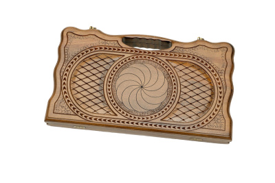 картинка Нарды резные "Бесконечность" с ручкой 40, Haleyan от магазина Gamesdealer.ru