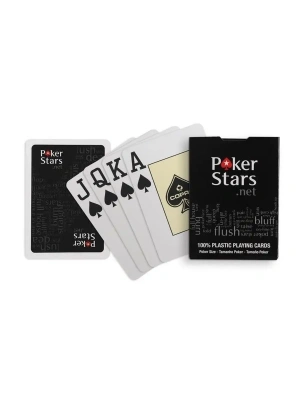 картинка Карты «Poker Stars» Copag 100% пластик, черные от магазина Gamesdealer.ru