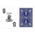 картинка Карты "Bicycle Prestige Rider 100% Plastic Jumbo blue" от магазина Gamesdealer.ru