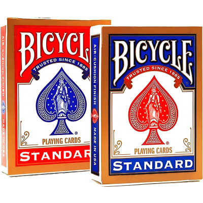 Карты игральные Bicycle Standard комплект из двух колод, красные и синие