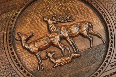 картинка Нарды резные "Олень", Mkhitaryan от магазина Gamesdealer.ru