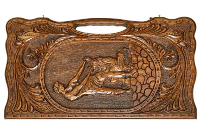 картинка Нарды резные "Самсон" с ручкой, Haleyan от магазина Gamesdealer.ru