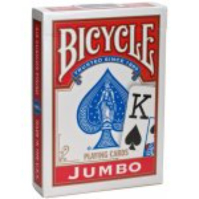 картинка Карты "Bicycle Rider Back Jumbo Index 2-pack red/blue" от магазина Gamesdealer.ru