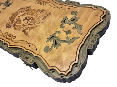 картинка Нарды Марс "Лев" средние (деревянные, 47 см, Россия), Partida от магазина Gamesdealer.ru