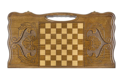 картинка Нарды резные "Сова" с ручкой 60, Haleyan от магазина Gamesdealer.ru