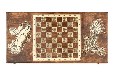 картинка Нарды резные "Орел 5", Ustyan от магазина Gamesdealer.ru