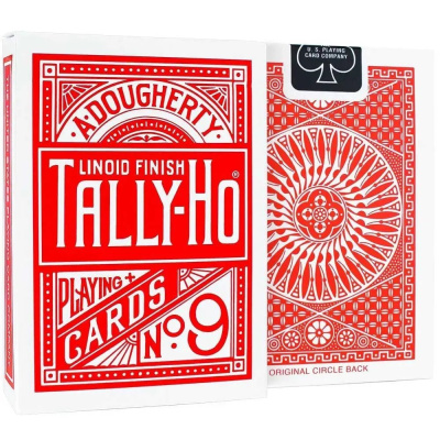 картинка Карты "Tally-Ho Standard Index red Circle " от магазина Gamesdealer.ru
