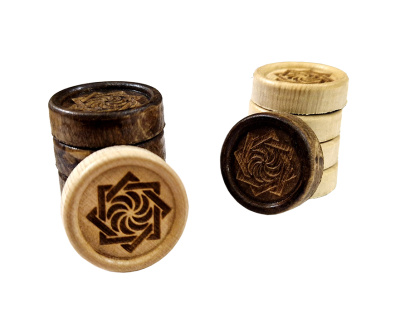 Комплект фишек для больших нард "Узор 2", Ustyan