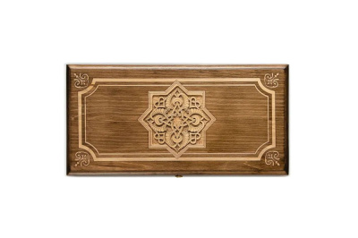 картинка Нарды резные "Золотой узор 4" 40, Mirzoyan от магазина Gamesdealer.ru