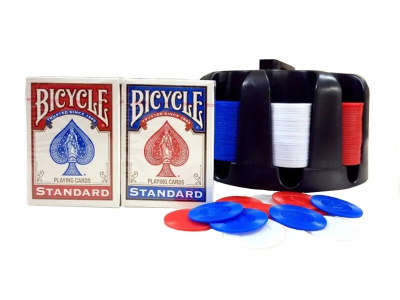 картинка Покерный набор "Bicycle Revolving Poker Chip Rack" на 200 фишек от магазина Gamesdealer.ru