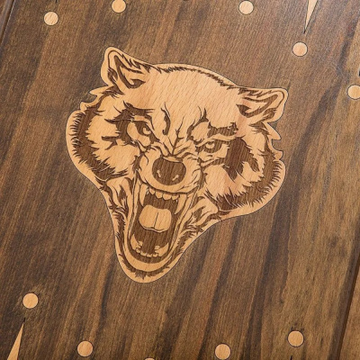 картинка Нарды резные "Волк", Mirzoyan от магазина Gamesdealer.ru