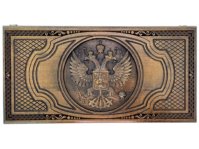 картинка Нарды резные "Герб РФ 3" 60, Ustyan от магазина Gamesdealer.ru