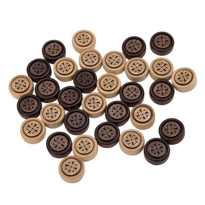 картинка Фишки резные "Узор 3", Mirzoyan от магазина Gamesdealer.ru