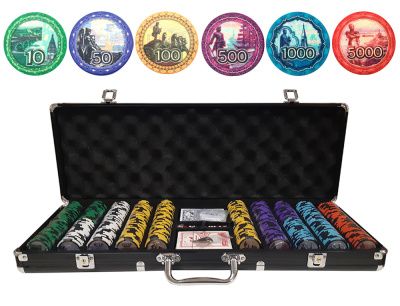 Набор для покера Roubles на 500 фишек