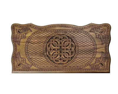 картинка Нарды резные "Тёмный Узор 4" 60, Mirzoyan от магазина Gamesdealer.ru