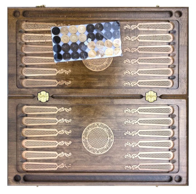 картинка Нарды резные "Гладиатор 2", Mkhitaryan от магазина Gamesdealer.ru