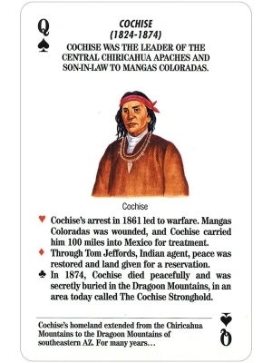 картинка Карты "Indian Chiefs of the Old West Game & Playing Cards" от магазина Gamesdealer.ru