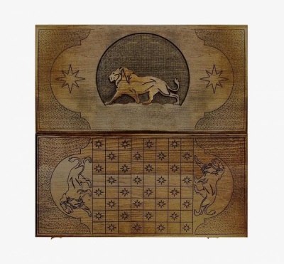 картинка Нарды резные "Лев", Ustyan от магазина Gamesdealer.ru