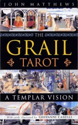 Карты таро "The Grail Tarot a Templar Vision" RED Feather / Грааль Таро