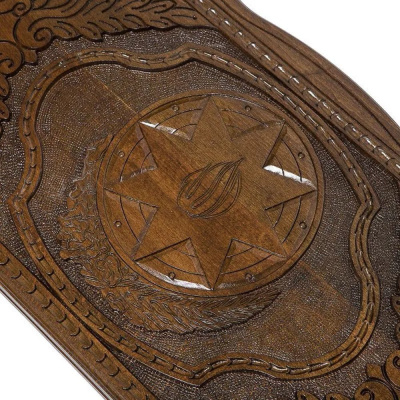 картинка Нарды резные "Герб Азербайджана", Rasulov от магазина Gamesdealer.ru