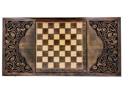 картинка Нарды резные "Армянский узор 8" 60, Ustyan от магазина Gamesdealer.ru