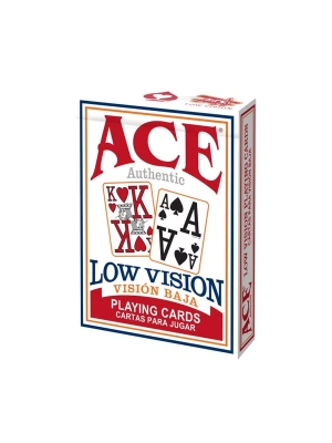 Карты "Low Vision New Sight Poker Deck Red"