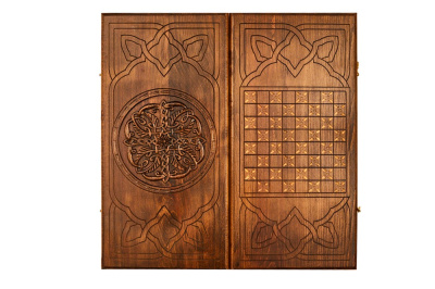 картинка Нарды резные "Орнамент 4" 60, Mkhitaryan от магазина Gamesdealer.ru