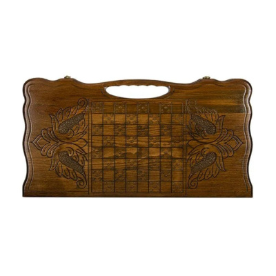 картинка Нарды резные "Орел 2" с ручкой 60, Haleyan от магазина Gamesdealer.ru