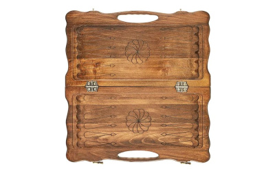 картинка Нарды резные "Всадник" с ручкой 50, Haleyan от магазина Gamesdealer.ru