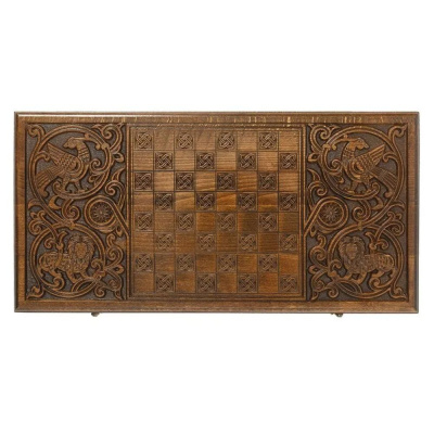 картинка Нарды резные "Орел" Люкс, Haleyan от магазина Gamesdealer.ru