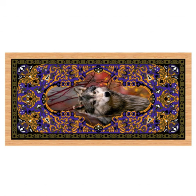 картинка Нарды + Шашки Аравия Волк большие (Россия, дерево, 60 см), Partida от магазина Gamesdealer.ru