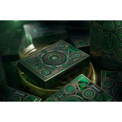 картинка Карты "Theory11 Avengers Infinity Saga Green Edition" от магазина Gamesdealer.ru