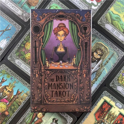 картинка Карты Таро "Dark Mansion Tarot" Reprint / Темный Особняк TAROMANIA от магазина Gamesdealer.ru