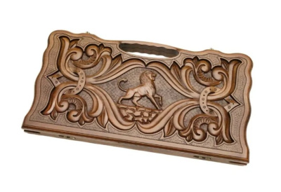 картинка Нарды резные "Лев" с ручкой, Haleyan от магазина Gamesdealer.ru