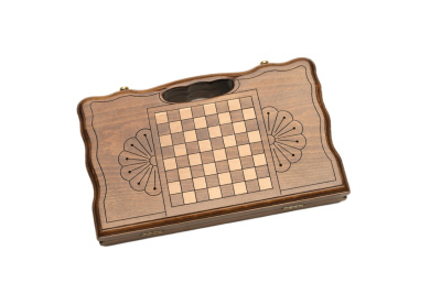 картинка Нарды резные "Арарат и Хор Вирап" с ручкой 30, Haleyan от магазина Gamesdealer.ru