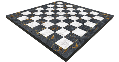 Шахматная доска Серый Мрамор XL, Турция, Yenigun