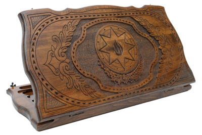 картинка Нарды резные "Герб Азербайджана", Rasulov от магазина Gamesdealer.ru