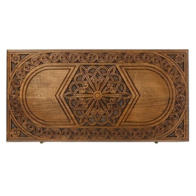 картинка Нарды резные "Шестигранный Узор", Haleyan от магазина Gamesdealer.ru