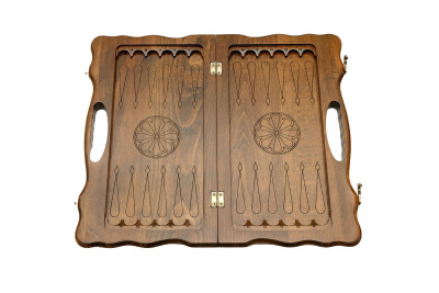 картинка Нарды резные "Тигр" с ручкой 40, Haleyan от магазина Gamesdealer.ru