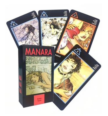 Карты Таро "Manara Milo Erotic Tarot of Manara" Reprint / Эротическое Таро Манара TAROMANIA