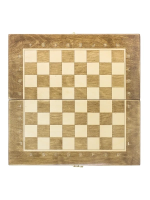 картинка Шахматы + Шашки + Нарды 3 в 1 "Сенатор 5", 50 см, ясень, Partida от магазина Gamesdealer.ru