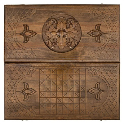 картинка Нарды резные "Узор-1", Ustyan от магазина Gamesdealer.ru