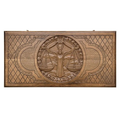 картинка Нарды резные "Зодиак Весы", Ustyan от магазина Gamesdealer.ru